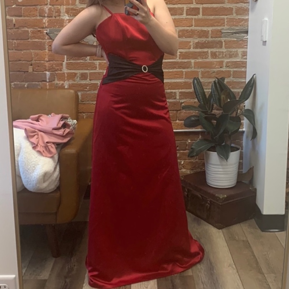 Black & Red Formal Dress